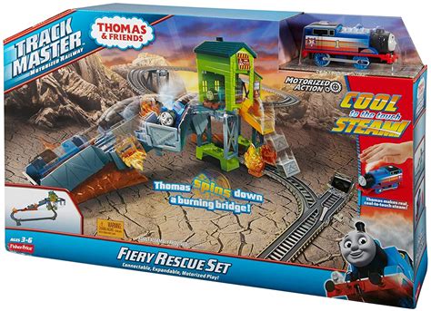 The sights, colors, and textures provide an array of visual and tactile stimulation, while grasping the train and connecting the track pieces can promote fine motor skills like hand-eye coordination and. . Thomas and friends trackmaster sets
